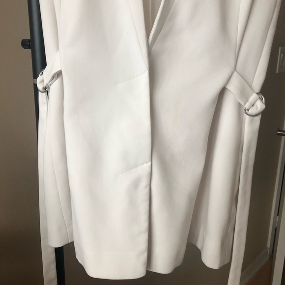 🐿 Gorgeous TopShop Sleeveless off White Vest Size 4 US Made in Romania🐿 - Picture 3 of 12
